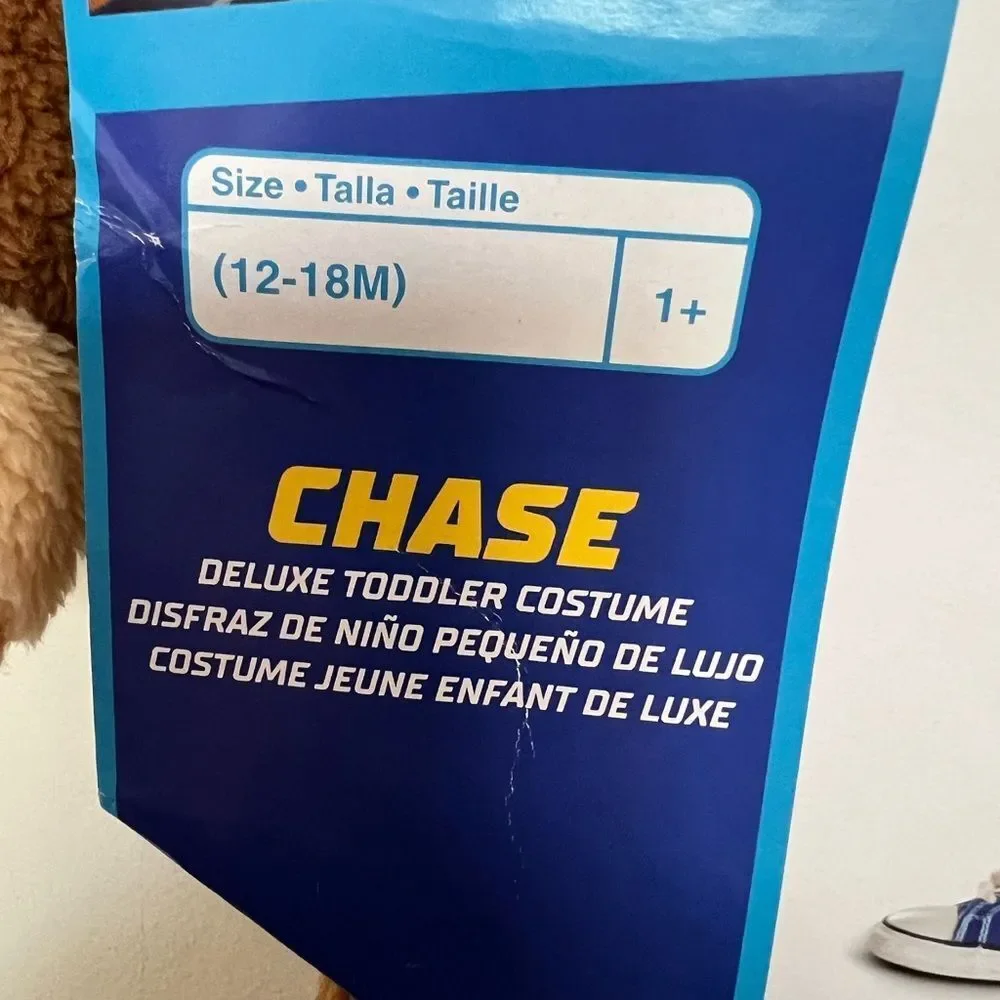 Chase Paw Patrol Toddler Costume in Blue and Brown